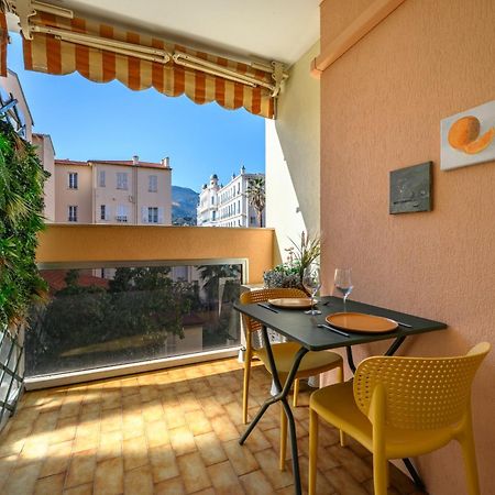 "Charmant Studio" Plein Centre, Calme, Terrasse Menton Exterior photo